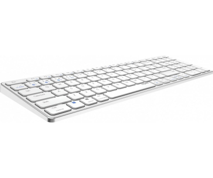 Klawiatura RAPOO Klawiatura bezprzewodowa MULTI-MODE E9700M Blade biała